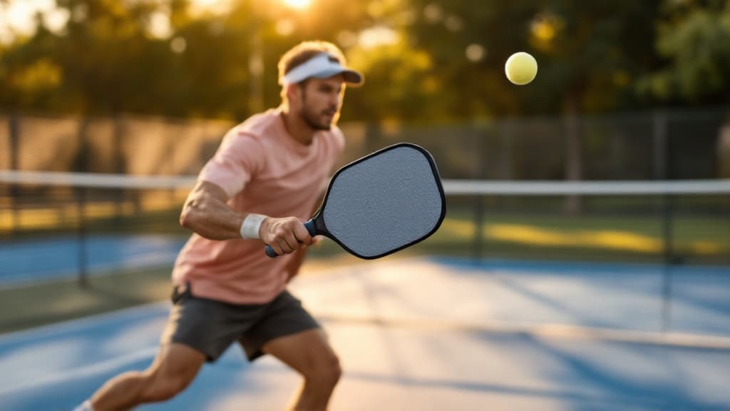 Vatic Pro paddle in action on the pickleball court